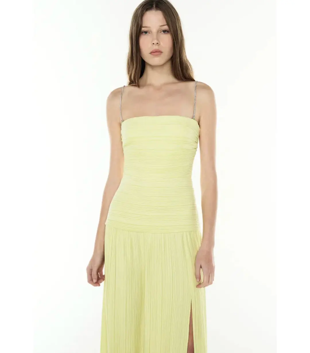 Manning Cartell Royal Debut Maxi Dress in Lemon Yellow AU 10 for rent on The Volte - main image