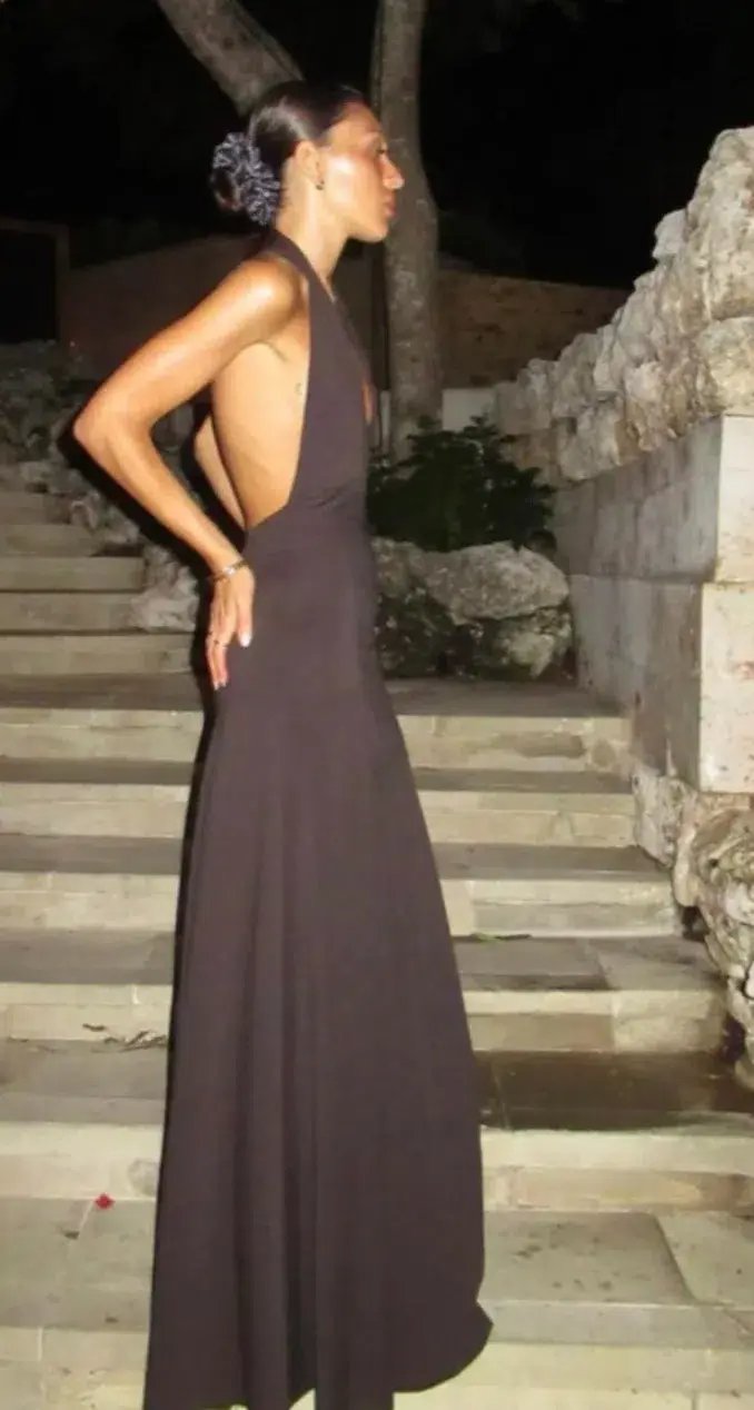 Bec & Bridge Blanche Halter Maxi Dress - size 8 for rent on The Volte - main image