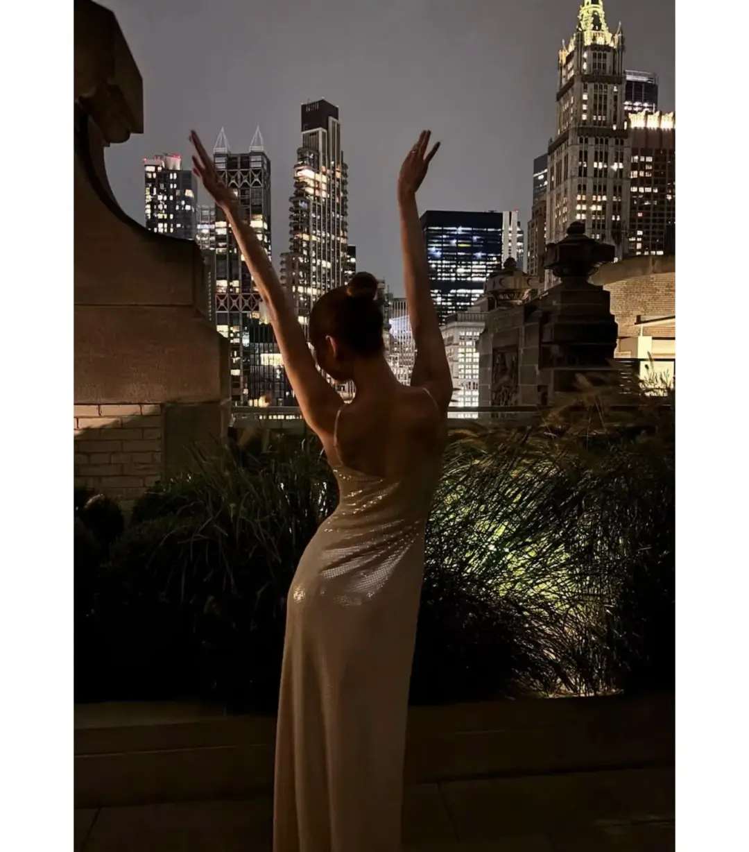 Manning Cartell High Voltage Slip Maxi Dress Nude Silver Sequin Size AU 6 for rent on The Volte - main image