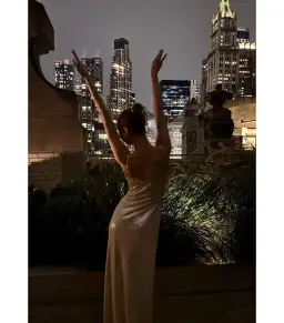 Manning Cartell High Voltage Slip Maxi Dress Nude Silver Sequin Size AU 6 for rent on The Volte - image 5