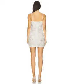 Rachel Gilbert Francesca Mini Dress Ivory Size 2 / AU 10 for rent on The Volte - image 3