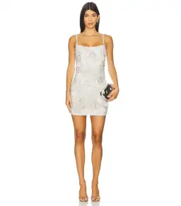 Rachel Gilbert Francesca Mini Dress Ivory Size 2 / AU 10 for rent on The Volte - image 1