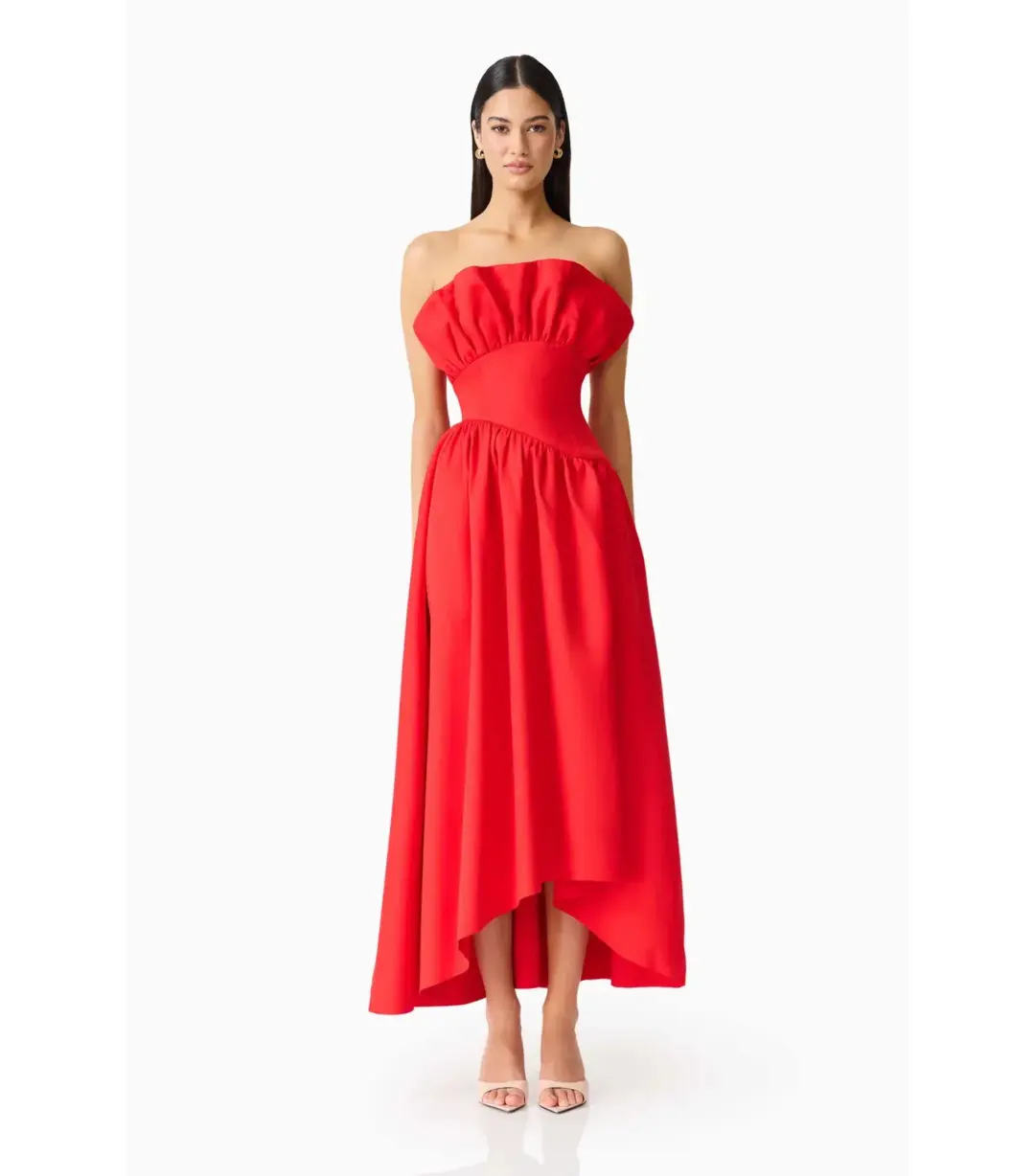 Elliatt Laurel Sleeveless Maxi Dress in Red Size Small / AU 8 for rent on The Volte - main image
