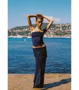 Ance Gria Jude Top and Skirt Set Navy Size XS / AU 6 for rent on The Volte - image 4