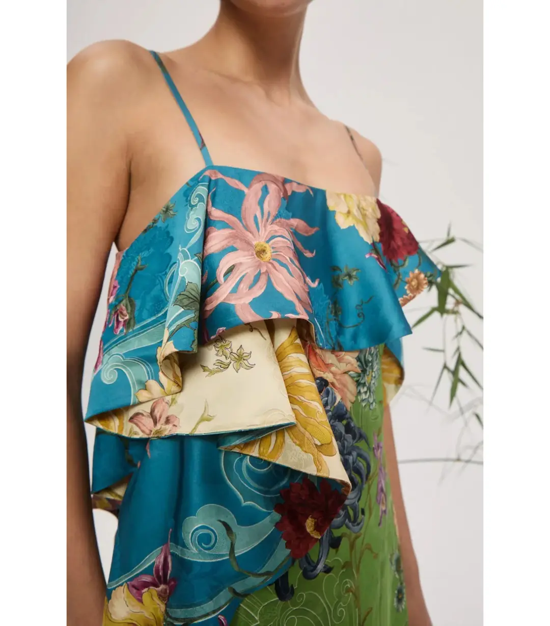 Alemais Avery Spliced Mini Dress Multi Size AU 8 for rent on The Volte - main image