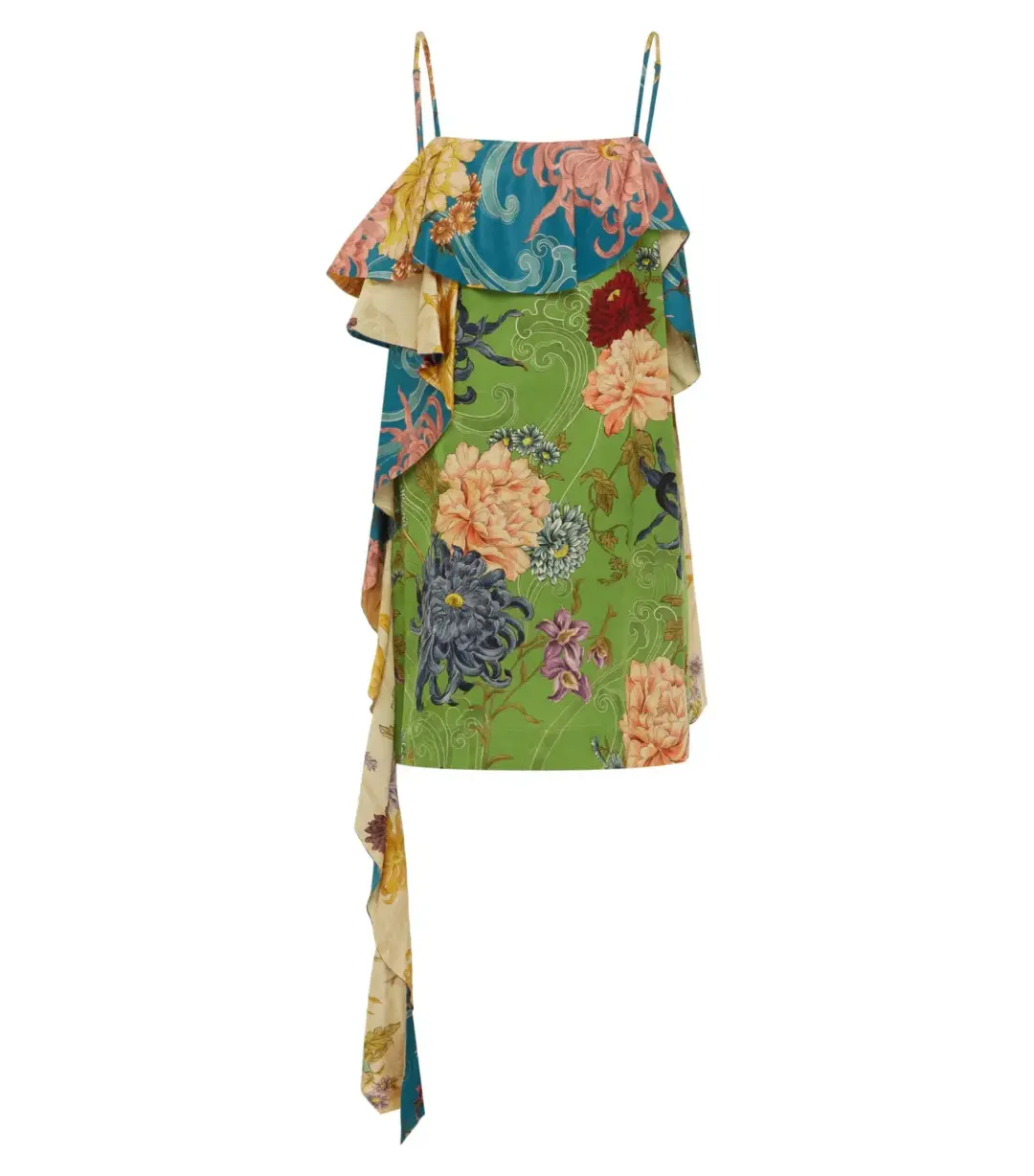 Alemais Avery Spliced Mini Dress Multi Size AU 8 for rent on The Volte - main image