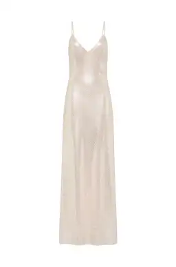 Manning Cartell High Voltage Slip Dress Nude Silver Size 10 for rent on The Volte - image 4