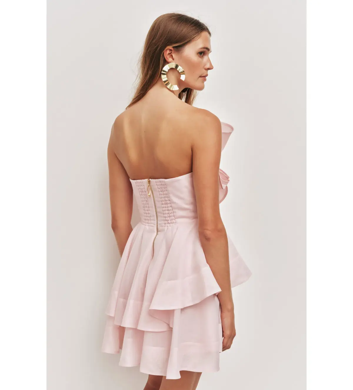 AJE Selestia Mini Dress Ash Pink Size 12 - Image 2