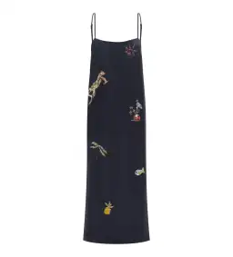 Alémais Fontaine Slip Midi Dress Print Size 10 for rent on The Volte - image 2