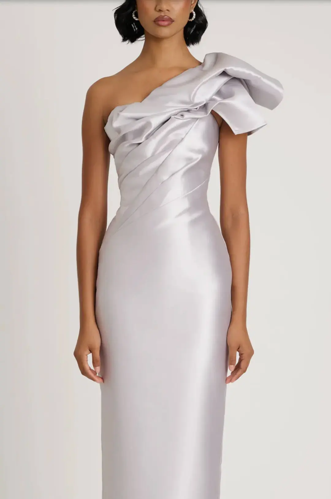 Eliya The Label Ashton Gown Silver Size S / AU 8 for rent on The Volte - main image