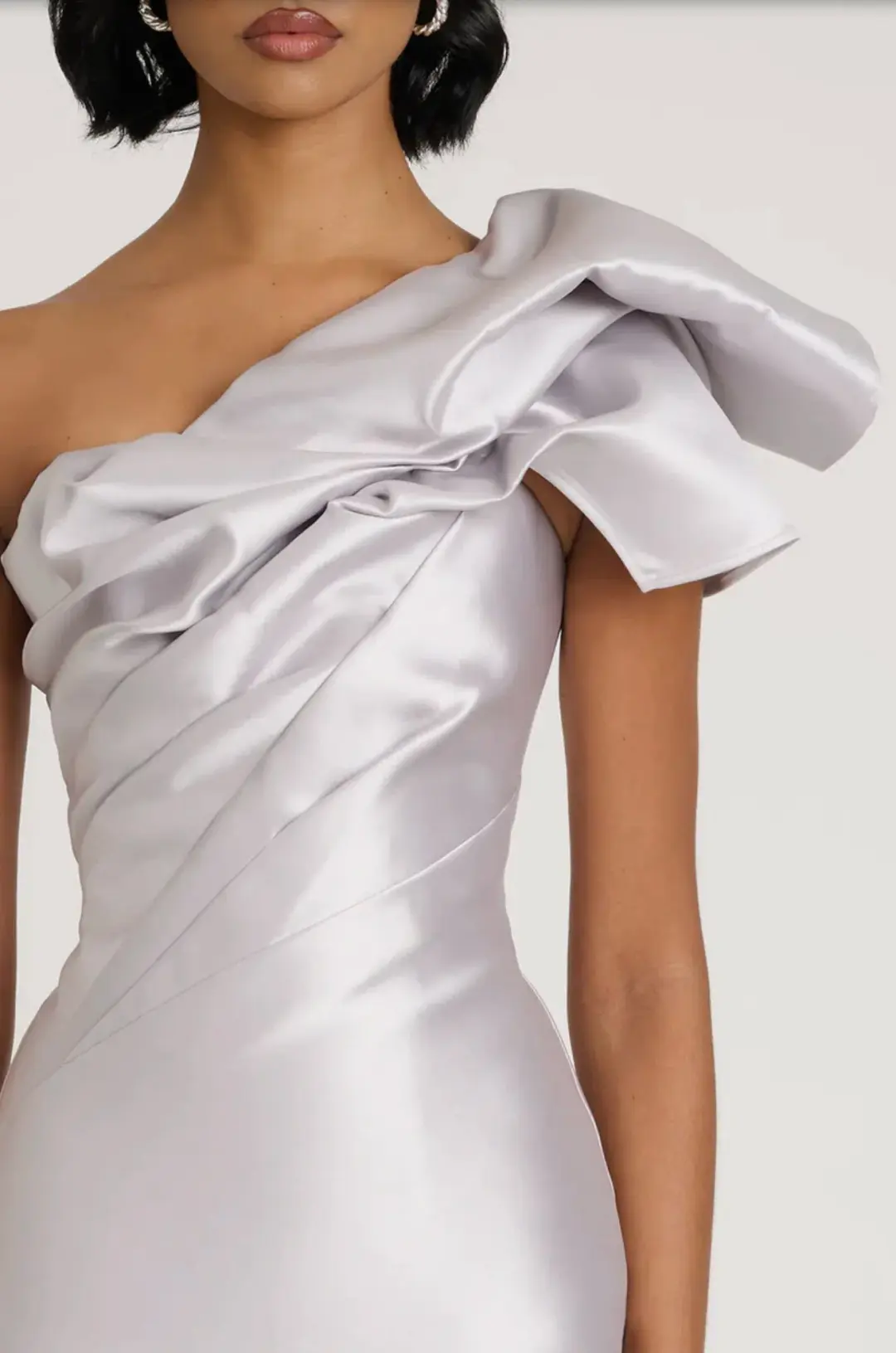 Eliya The Label Ashton Gown Silver Size S / AU 8 for rent on The Volte - main image