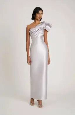 Eliya The Label Ashton Gown Silver Size S / AU 8 for rent on The Volte - image 1