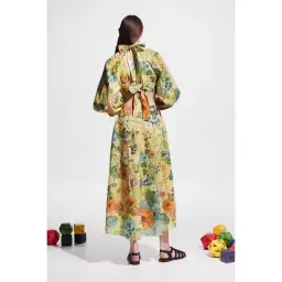 Alemais Cresida Cutout Midi Dress Multi Size 10 for rent on The Volte - image 2