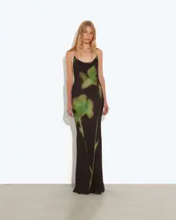 Rat & Boa Thalia Maxi Dress Brown Floral Size M / AU 10 for rent on The Volte - image 1