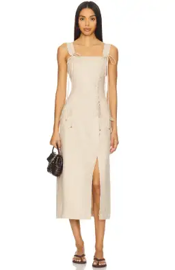 Aje Morgan Midi Dress Size 8 for rent on The Volte - image 2