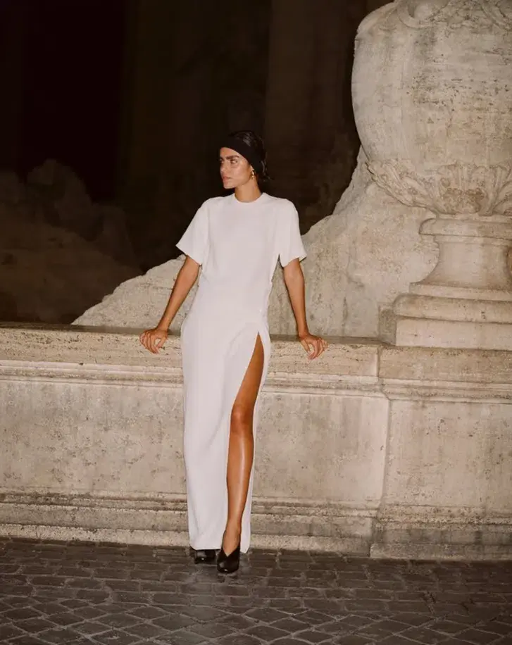 HENNE Avila Dress - Cream Size 14 for rent on The Volte - main image