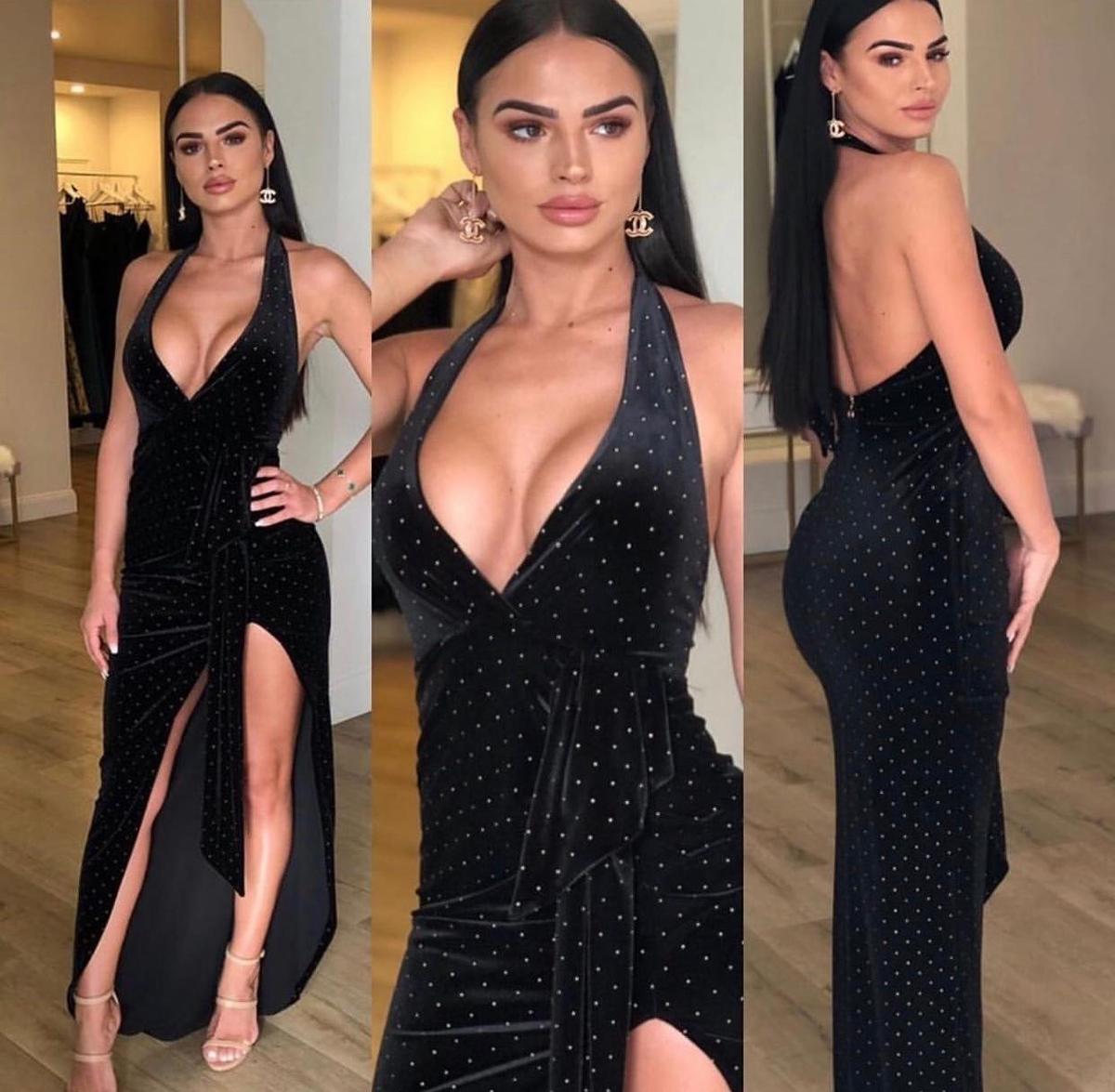 Vixen Velvet Gown by nookie size 6 - Image 1