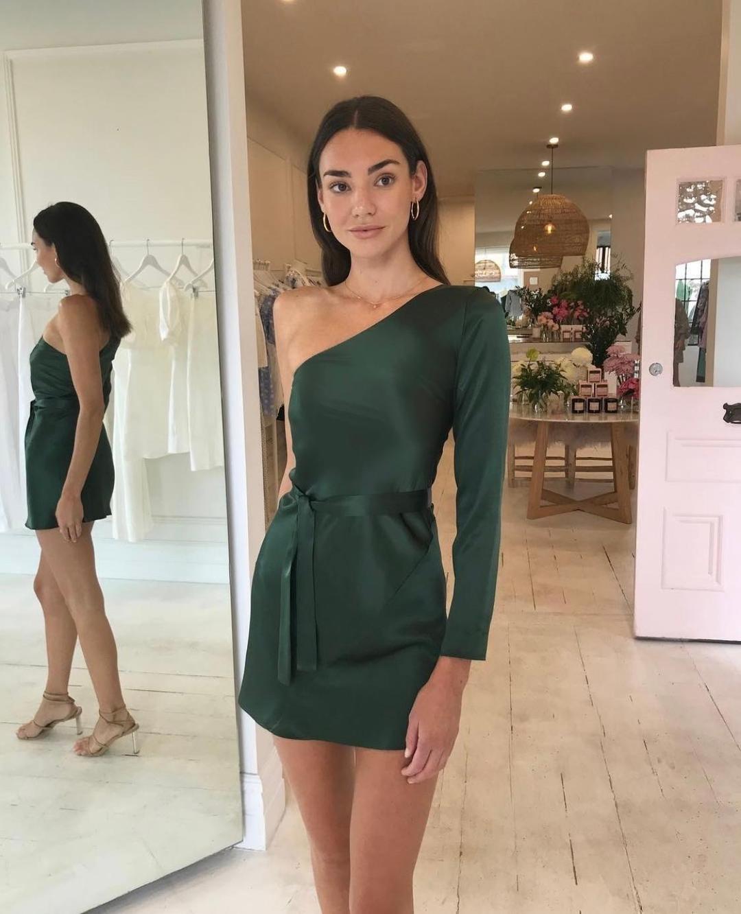 One Fell Swoop Penny Mini Dress Jungle Size 8 for rent on The Volte - main image