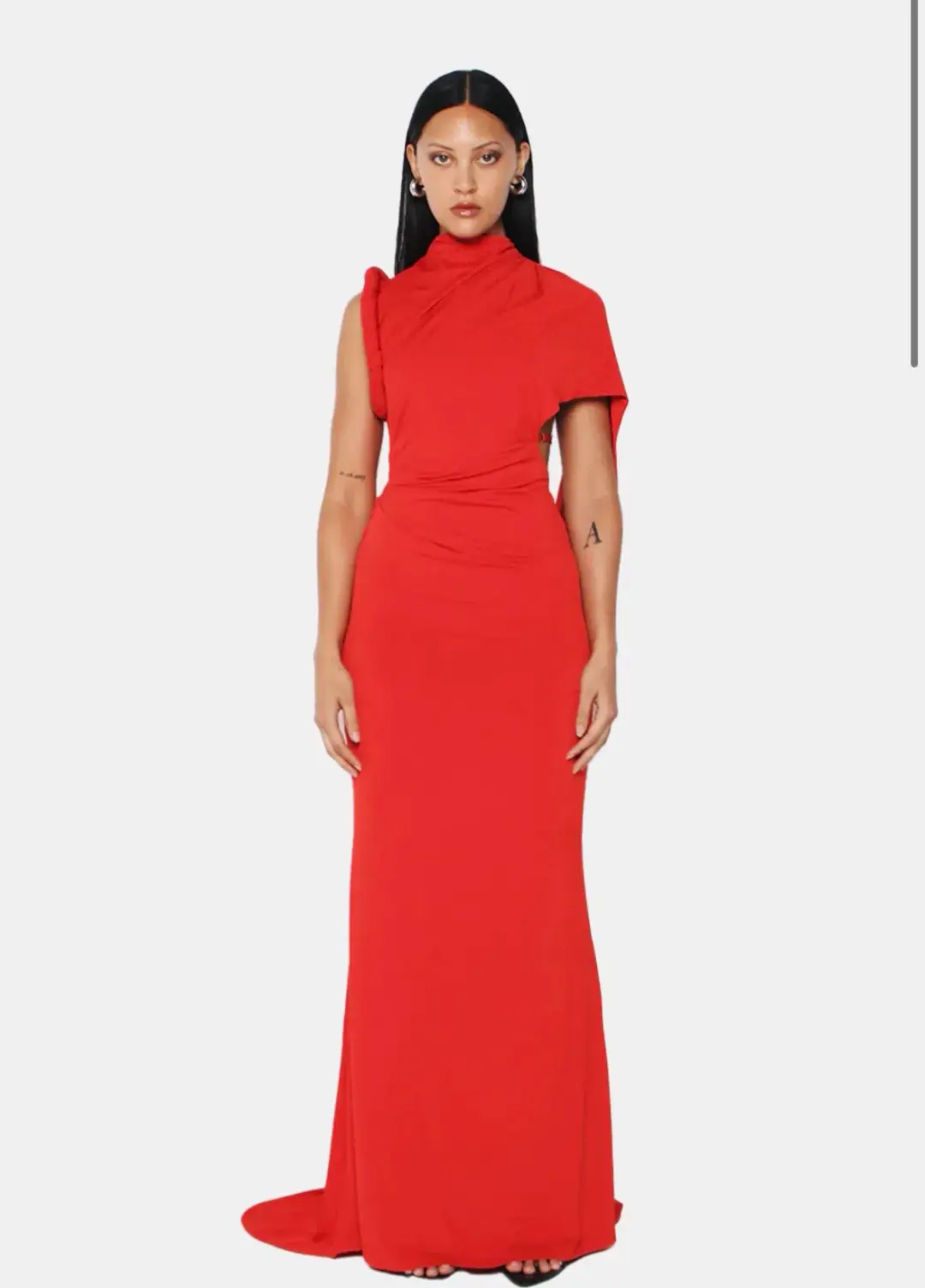 KOURH NEON MAXI DRESS RED XL for rent on The Volte - main image