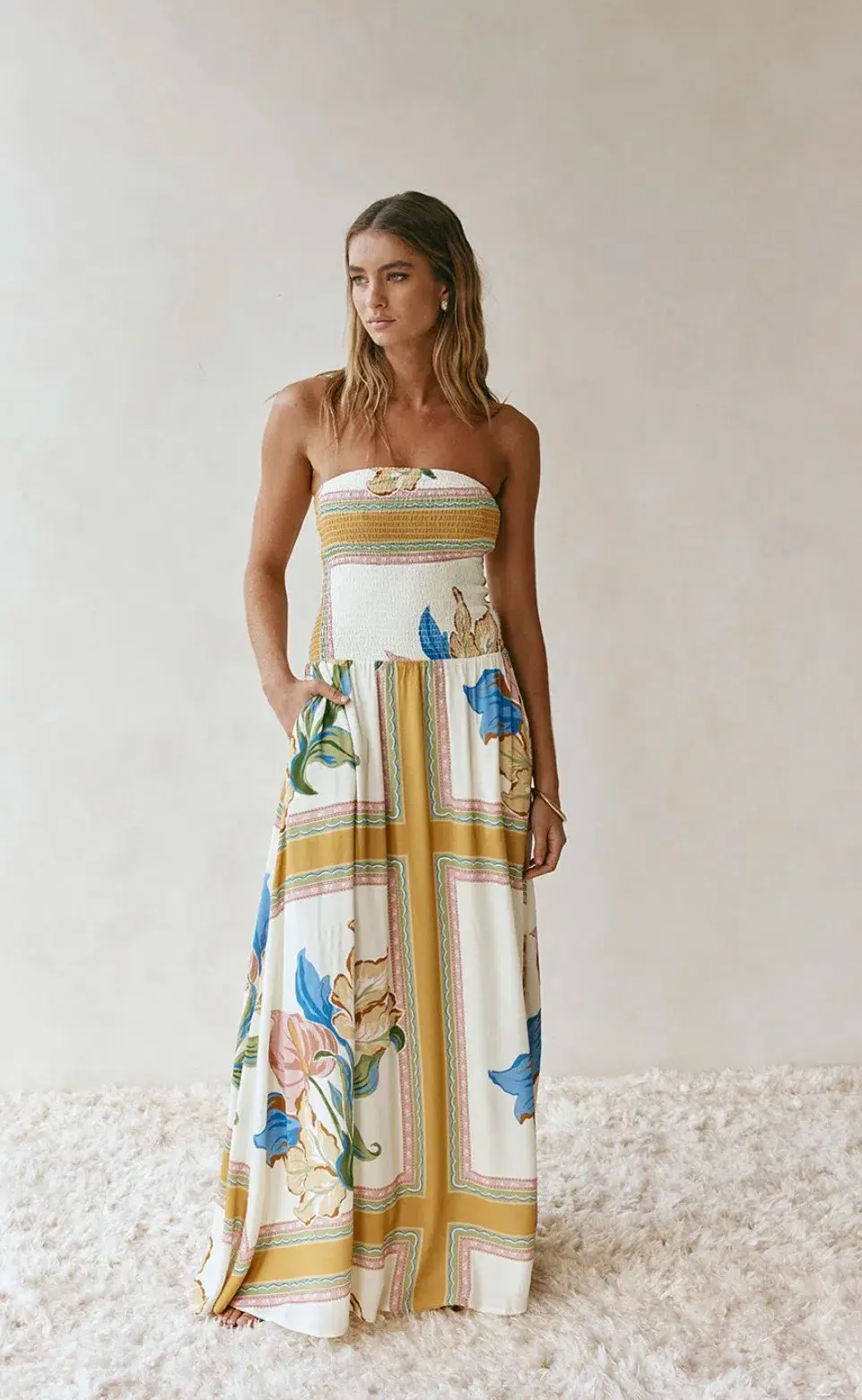 Sabo Skirt Fia Dress - Botanique XL for rent on The Volte - main image