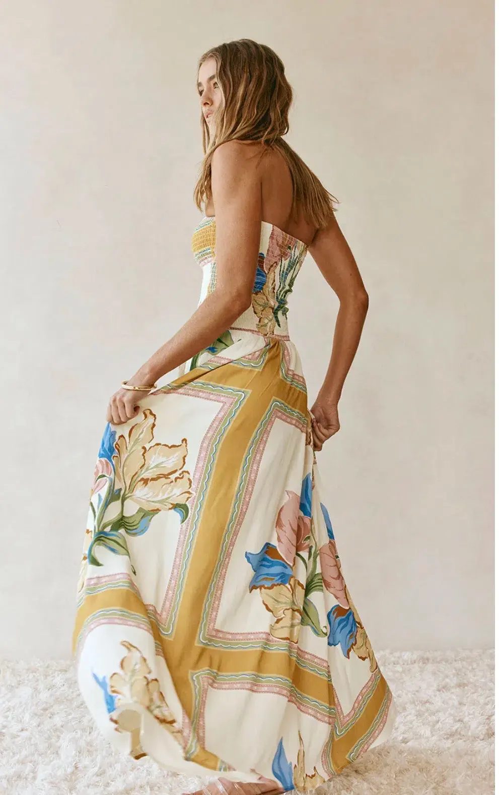 Sabo Skirt Fia Dress - Botanique XL for rent on The Volte - main image