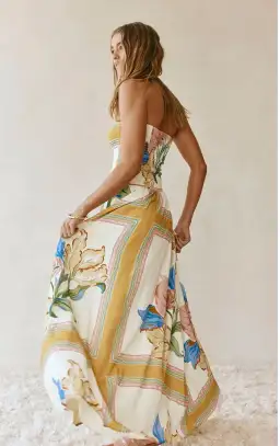 Sabo Skirt Fia Dress - Botanique XL for rent on The Volte - image 3