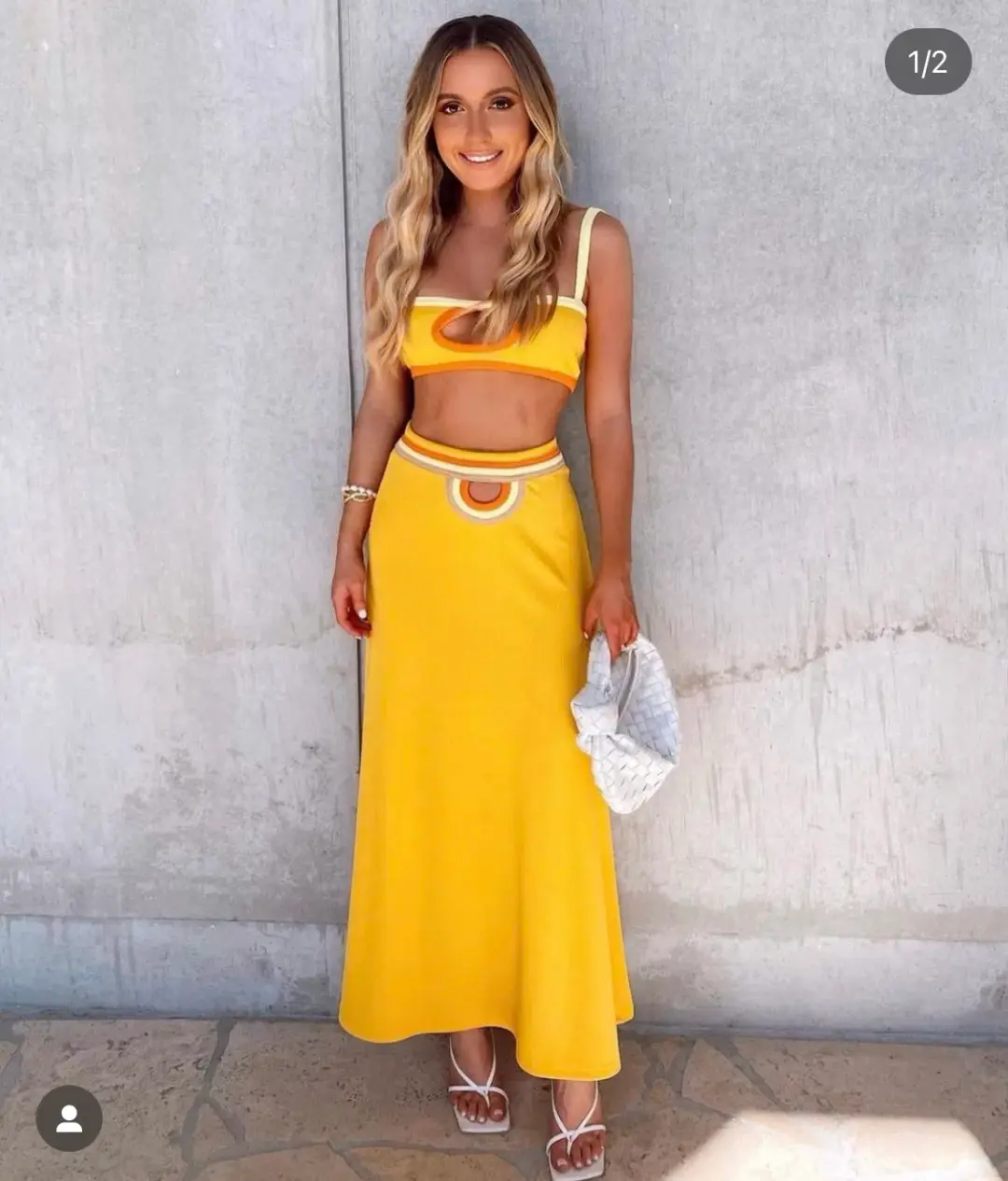 Christopher Esber Fran Loophole Set in Mango for rent on The Volte - main image