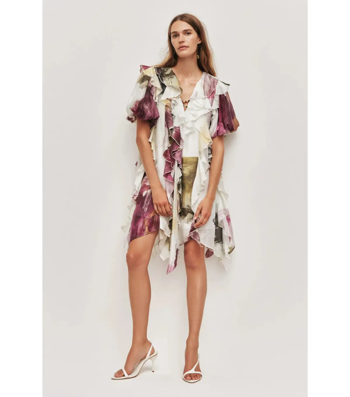 Aje Voyager Mini Dress Impressionist Size AU 6 - Image 1