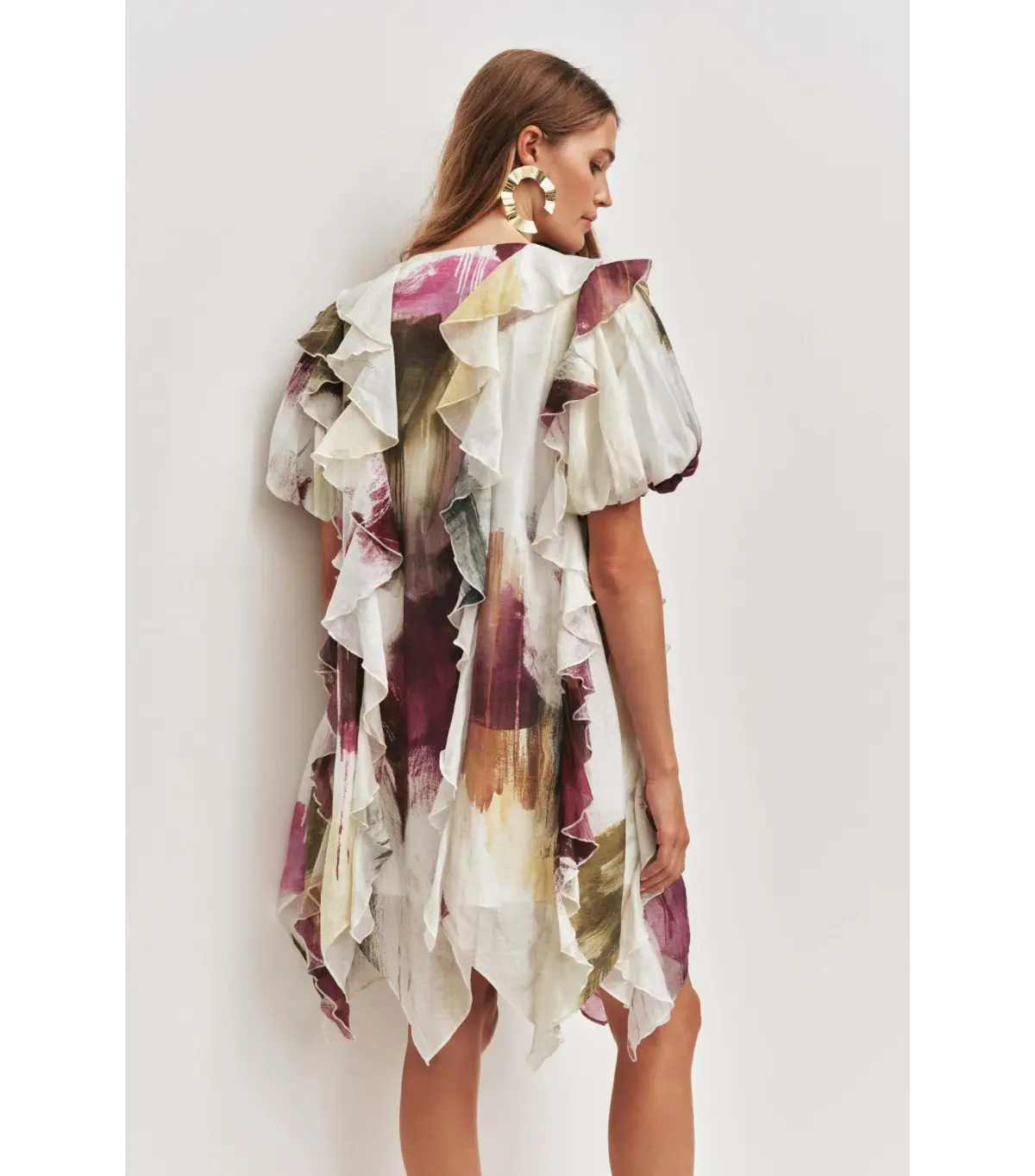 Aje Voyager Mini Dress Impressionist Size AU 6 - Image 2