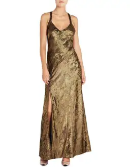 Sass & Bide Higher Love Dress Gold Size 6