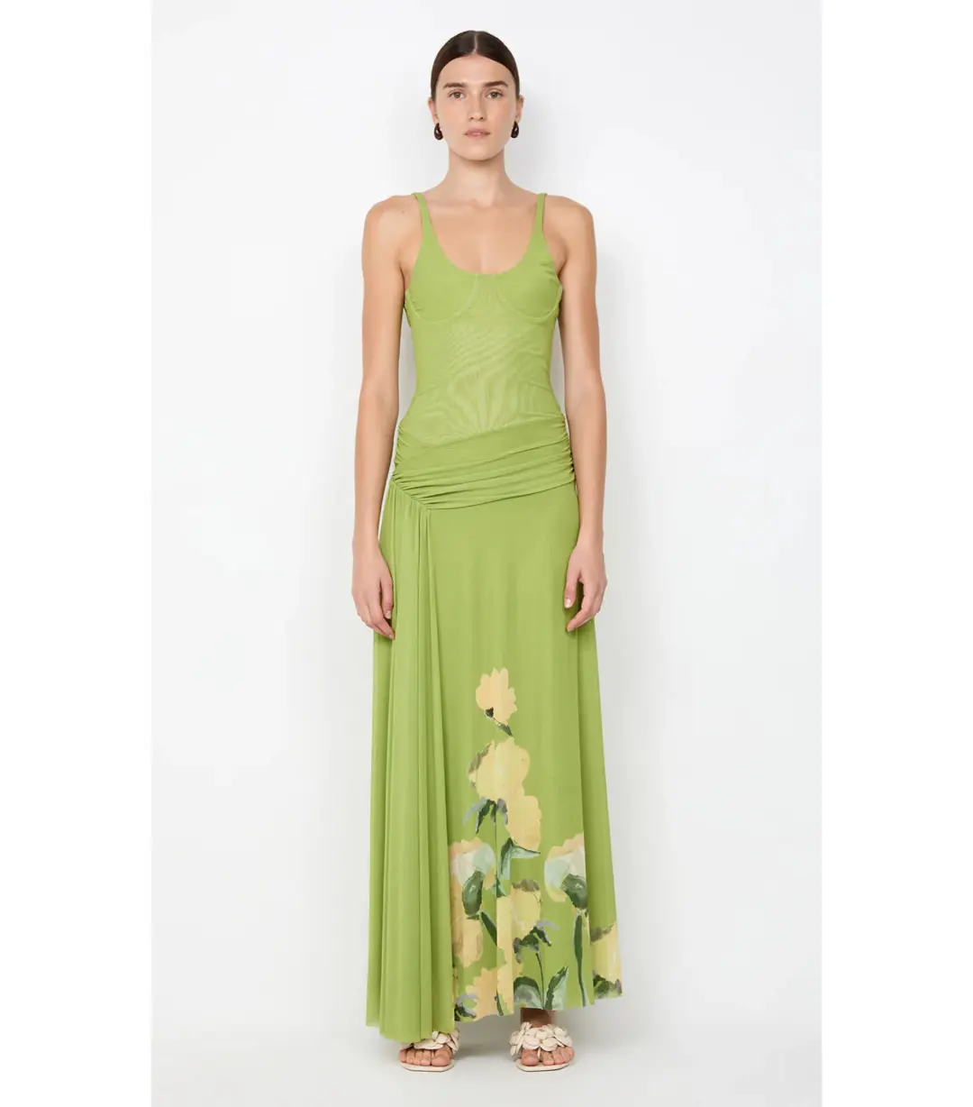 Bec & Bridge Citrina Maxi Dress Aniya Floral Size AU 10 for rent on The Volte - main image