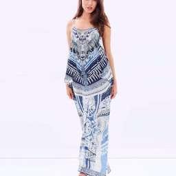 CAMILLA Tales of Batik Low Back Layered Dress Size XS for rent on The Volte - image 1