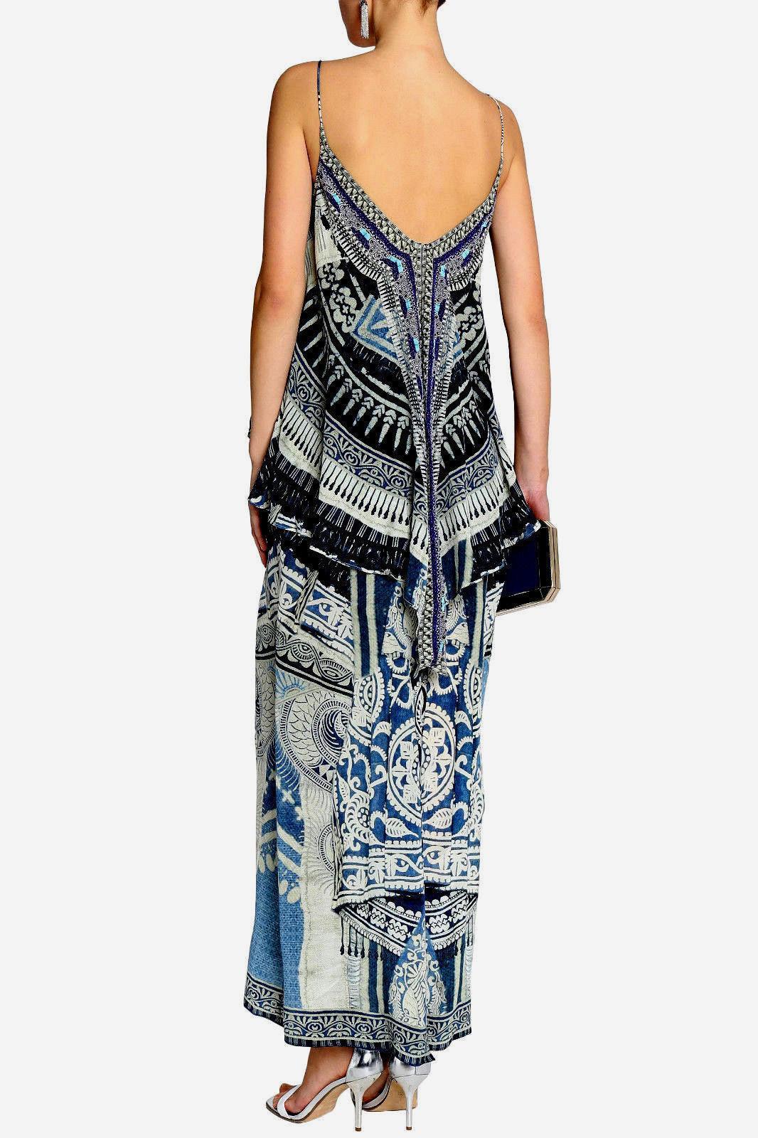CAMILLA Tales of Batik Low Back Layered Dress Size XS for rent on The Volte - main image