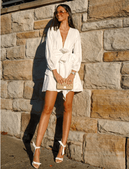 Talulah Sway With Me Long Sleeve Mini Dress White Size S for rent on The Volte - image 4