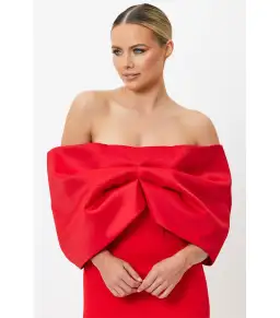 Bianca & Bridgett Natalia Midi Dress Red Size AU 10 for rent on The Volte - image 4