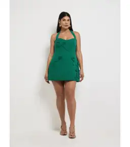 Sheike Maya Mini Dress Jade Green Size 12 for rent on The Volte - image 4