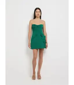 Sheike Maya Mini Dress Jade Green Size AU 6 for rent on The Volte - image 5