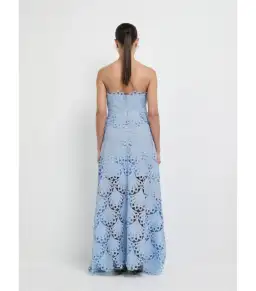Sheike Ella Lace Maxi Dress Blue Size AU 18 for rent on The Volte - image 2