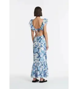 Sir the label Amaris Frill Midi Dress Floral Size AU 6 for rent on The Volte - image 3