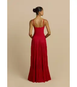 Arcina Ori Delphina Maxi Dress Red Size M / AU 10 for rent on The Volte - image 2