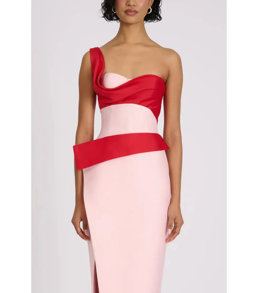 Eliya The Label Cartia Midi Dress Pink Size AU 8 for rent on The Volte - main image