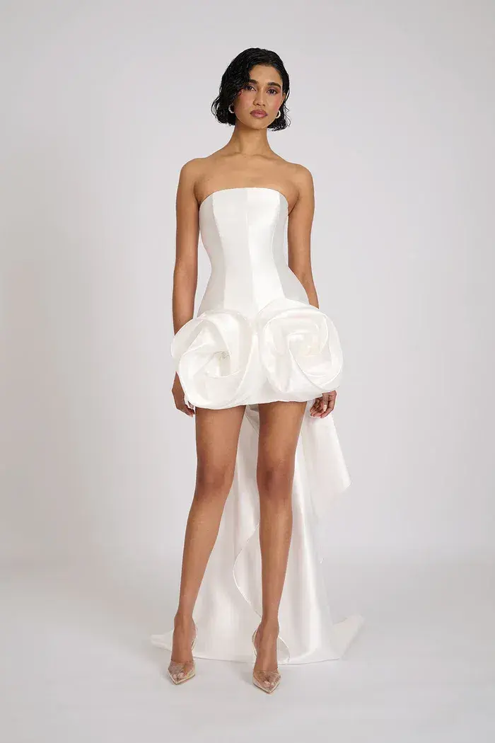 ELIYA THE LABEL Chloe Dress | White Size M for rent on The Volte - main image