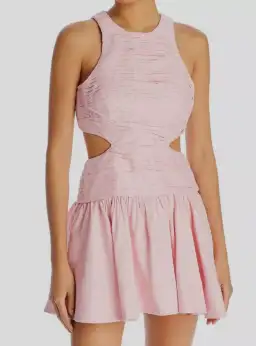 AJE Introspect Mini Pink Dress for rent on The Volte - image 1