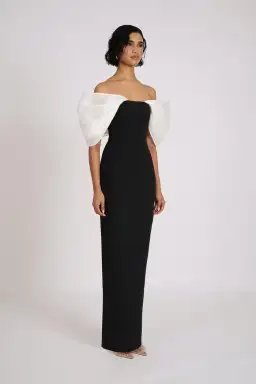Eliya the Label Drew Gown Black Size S/ AU 8 for rent on The Volte - image 2