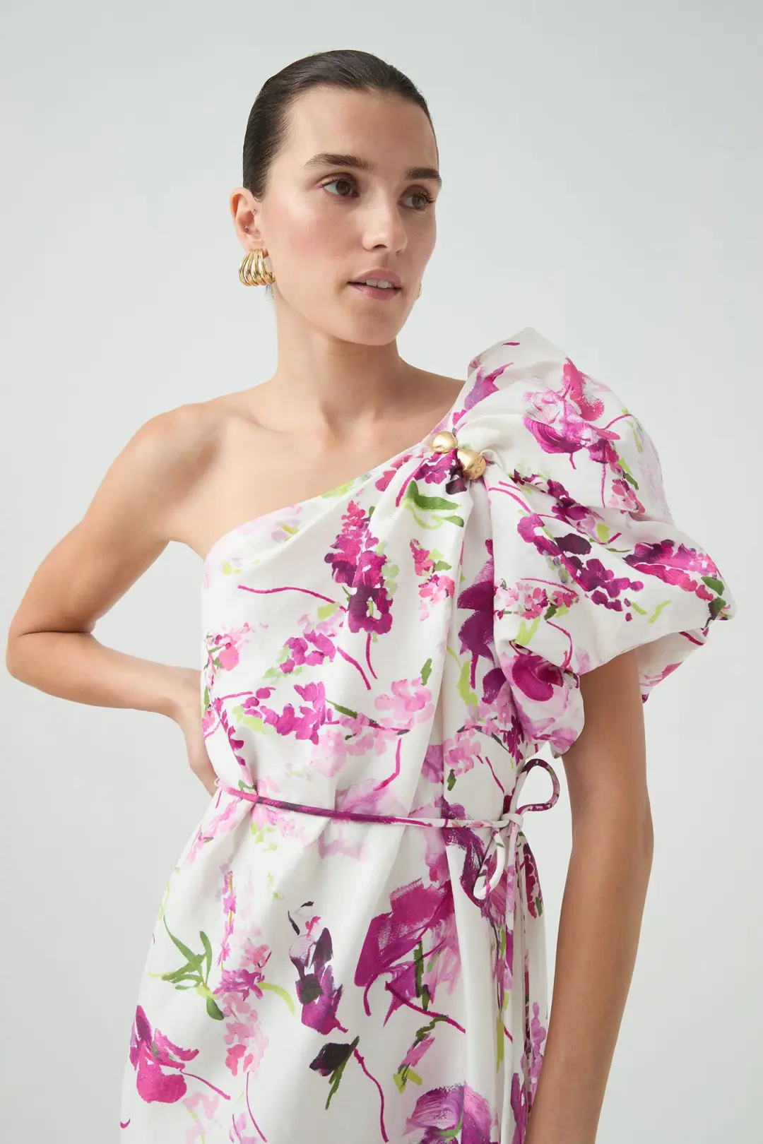 AJE CIRA MIDI DRESS FRESH FLORA SIZE 16 for rent on The Volte - main image