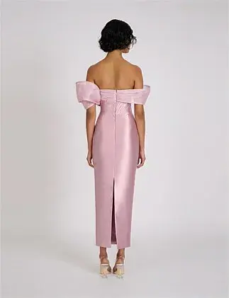 Eliya The Label ANNIKA DRESS Mauve Size 8 for rent on The Volte - main image