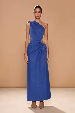 Sonya Moda Nour Dress in Blue Shimmer for rent on The Volte - image 1