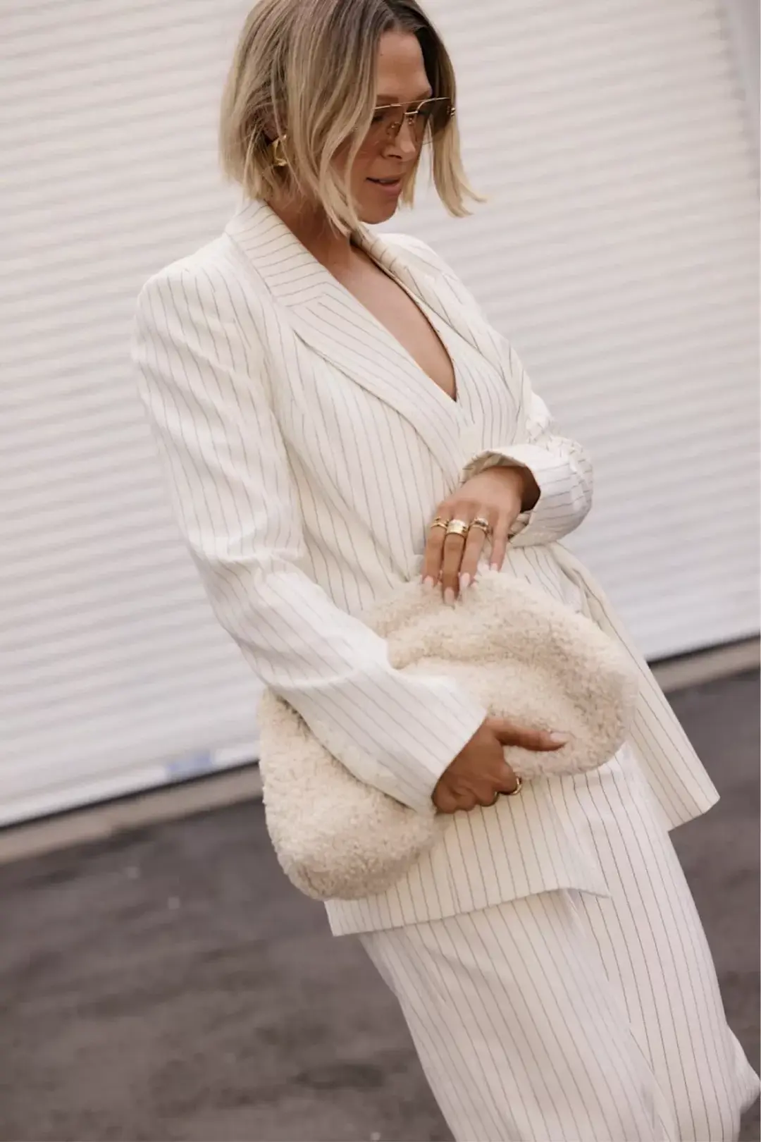 Rebecca Vallance Cedric Pinstriped Suit and Waistcoat for rent on The Volte - main image