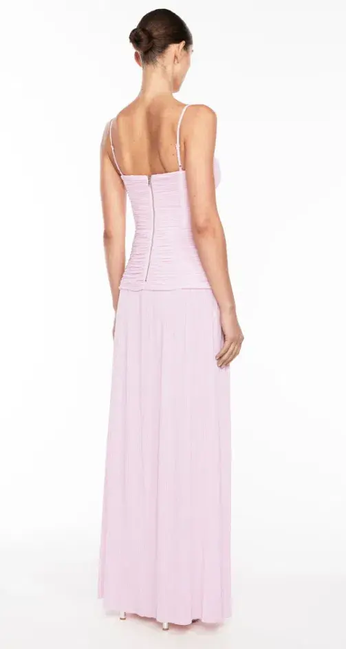 Manning Cartell Double Time Pleat Maxi Dress Hydrangea Size 6 for rent on The Volte - main image