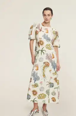 Alemais Sea Midi Dress Size 8 for rent on The Volte - image 2